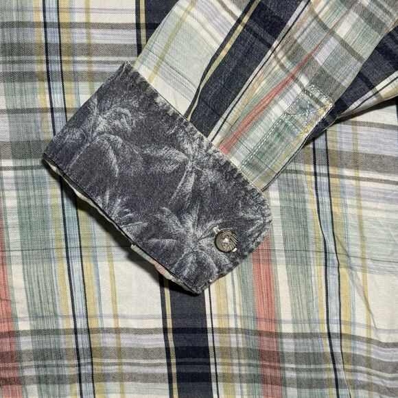 Tommy Bahama Tortola Casual Button Down Shirt Men’s XL Sunwash Check Azul Mar - Picture 7 of 16